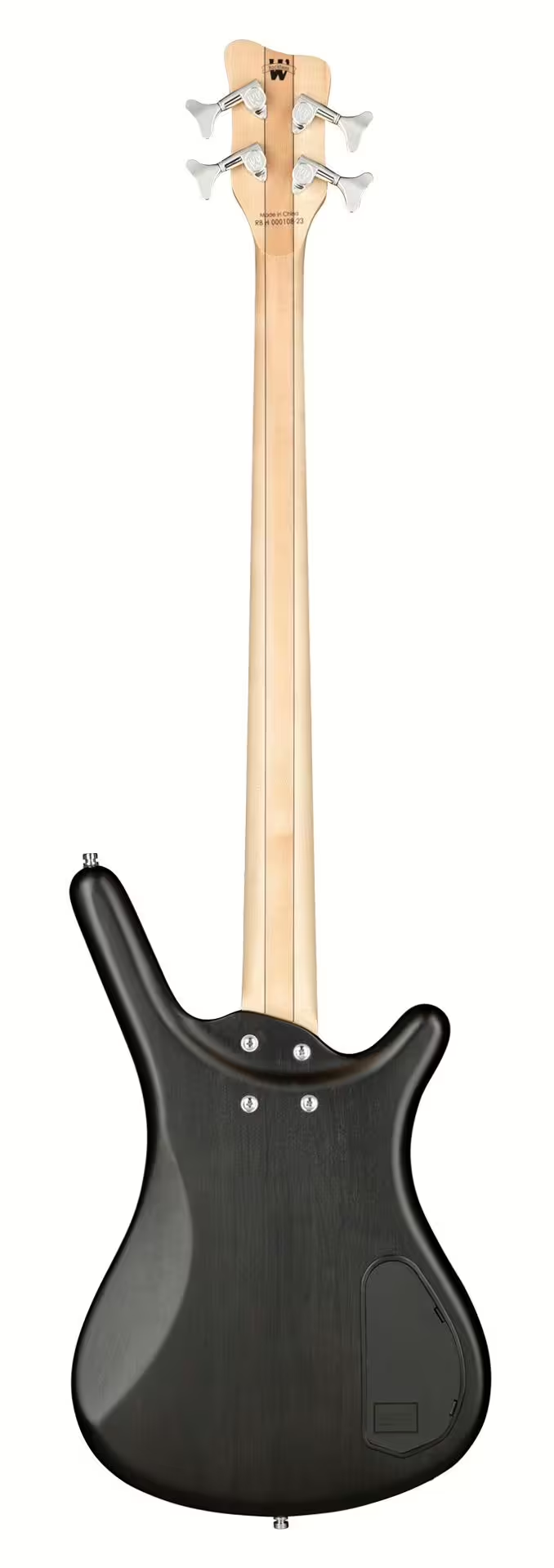 Warwick RockBass CORVETTE BASIC Left-handed Fretless Electric Bass Guitar (Nirvana Black Transparent Satin)