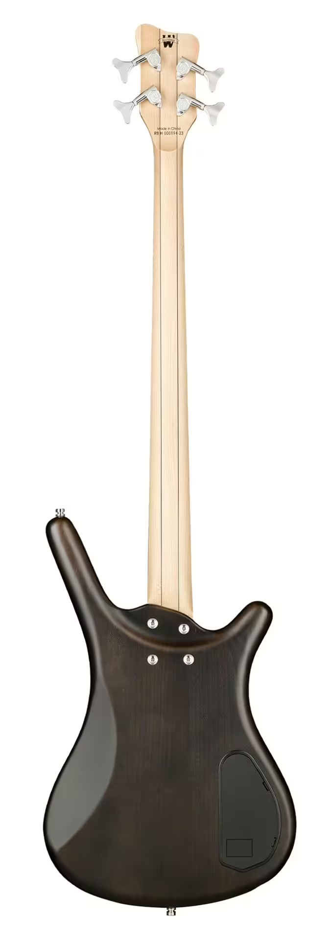 Warwick RockBass CORVETTE BASIC Left-Handed Electric Bass Guitar (Nirvana Black Transparent Satin)