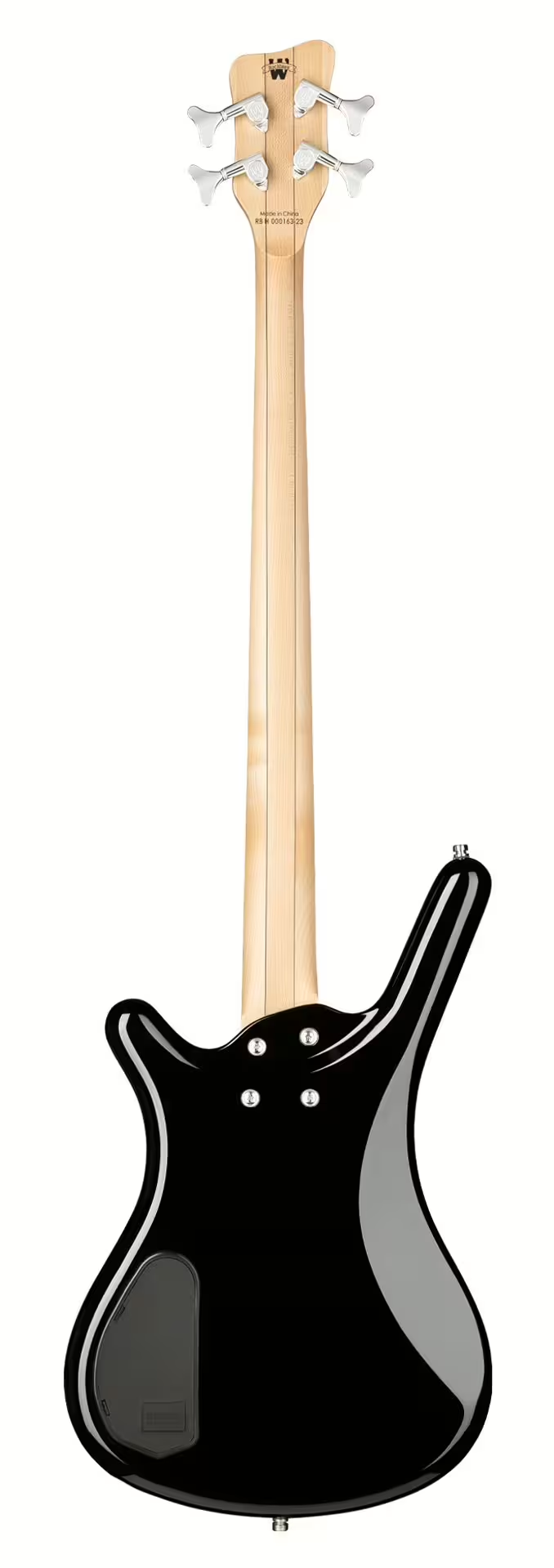 Warwick RockBass CORVETTE BASIC Electric Bass Guitar (Solid Black High Polish)