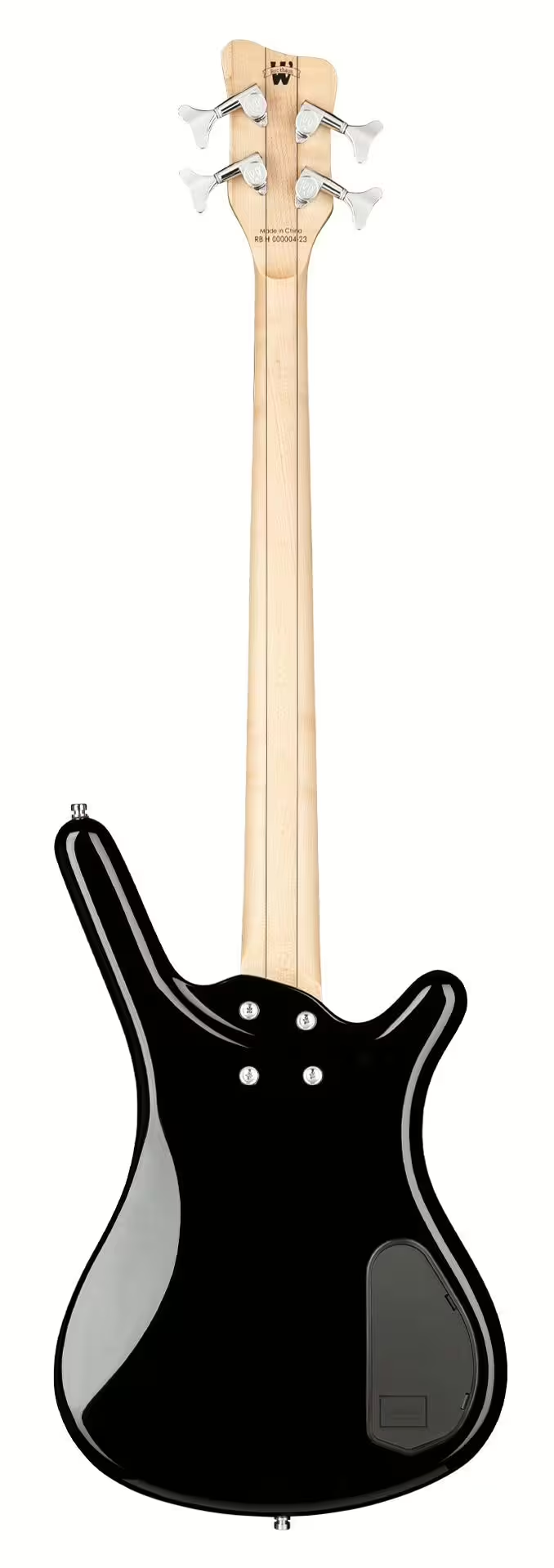 Warwick RockBass CORVETTE BASIC Left-Handed Short Scale Electric Bass Guitar (Solid Black High Polish)