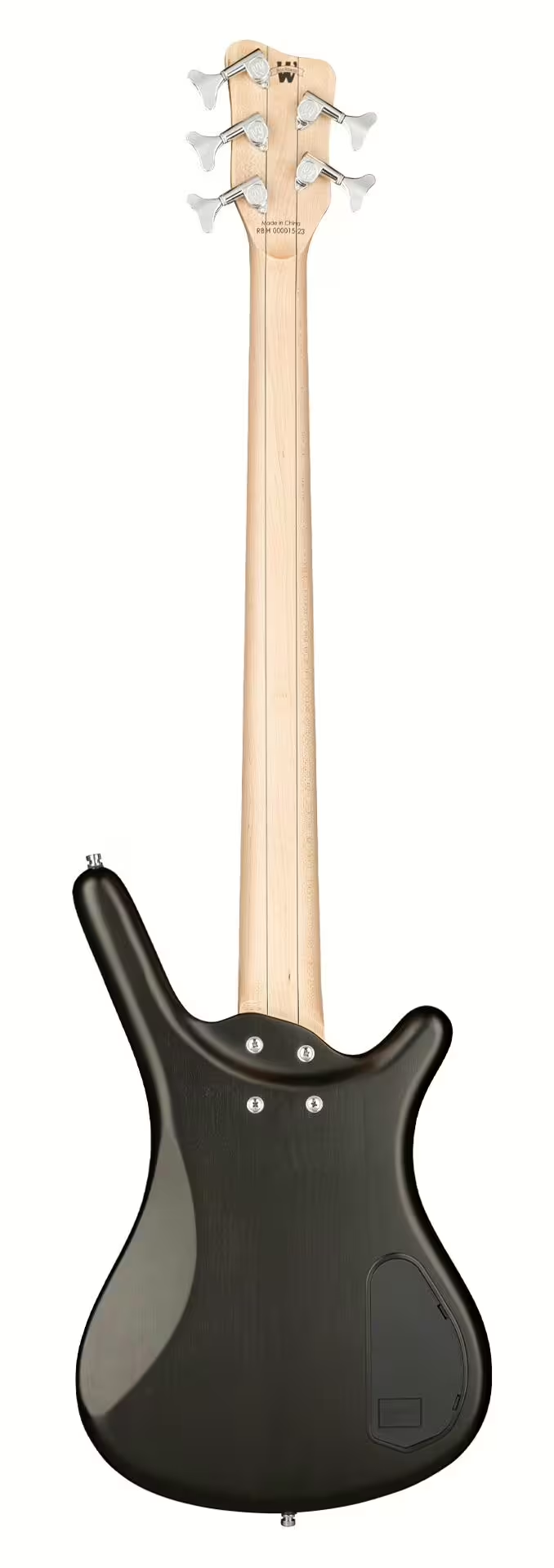 Warwick RockBass CORVETTE BASIC Left-Handed 5-String Electric Bass Guitar (Nirvana Black Transparent Satin)