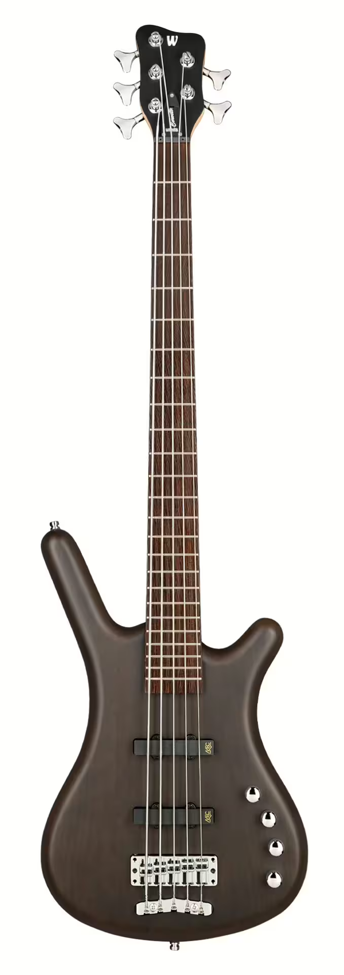 Warwick RockBass CORVETTE BASIC 5-String Electric Bass Guitar (Nirvana Black Transparent Satin)