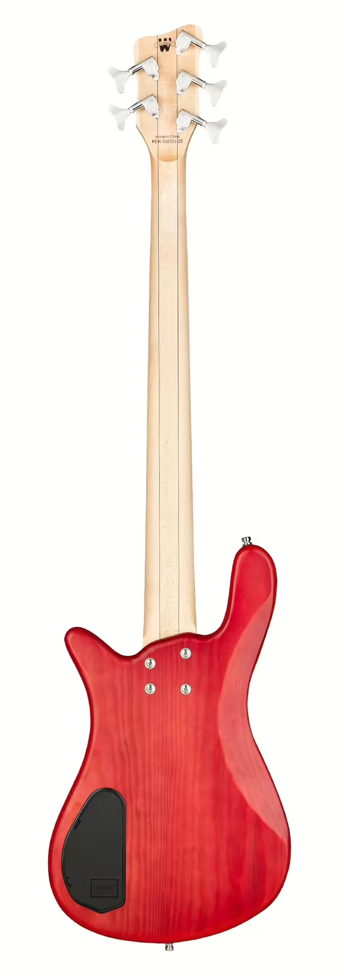 Warwick RockBass STREAMER STANDARD 5-String Electric Bass Guitar (Burgundy Red Transparent Satin)