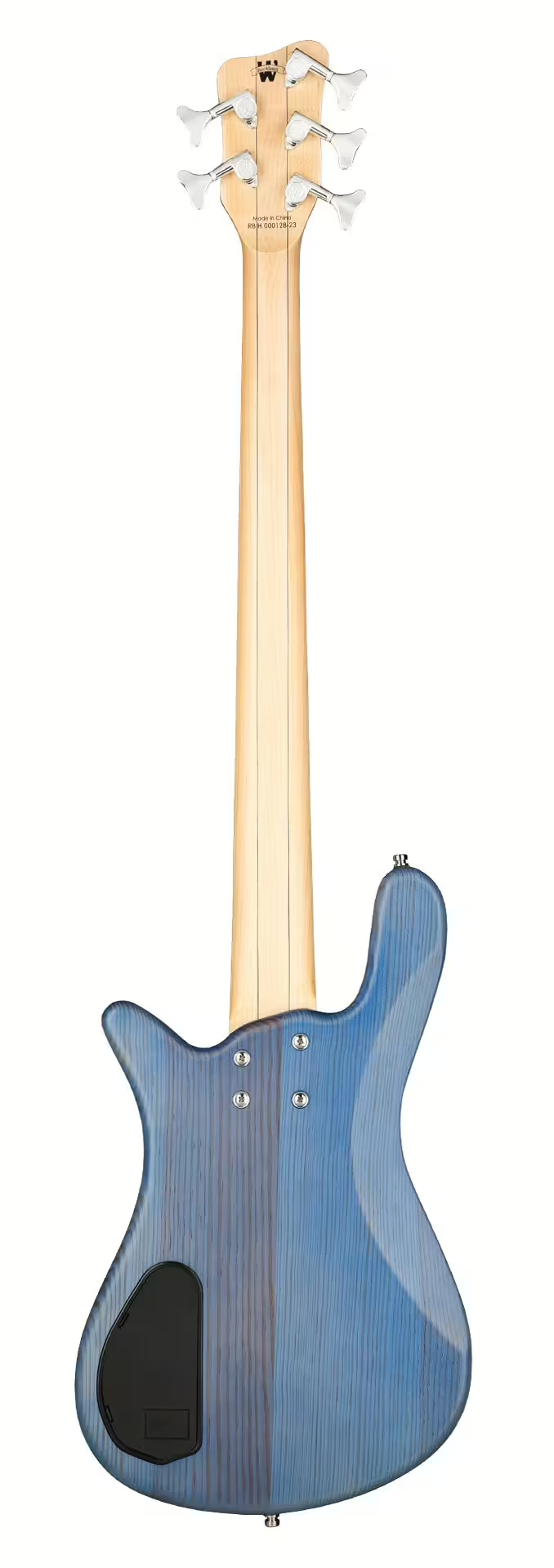 Warwick RockBass STREAMER STANDARD 5-String Electric Bass Guitar (Ocean Blue Transparent Satin)