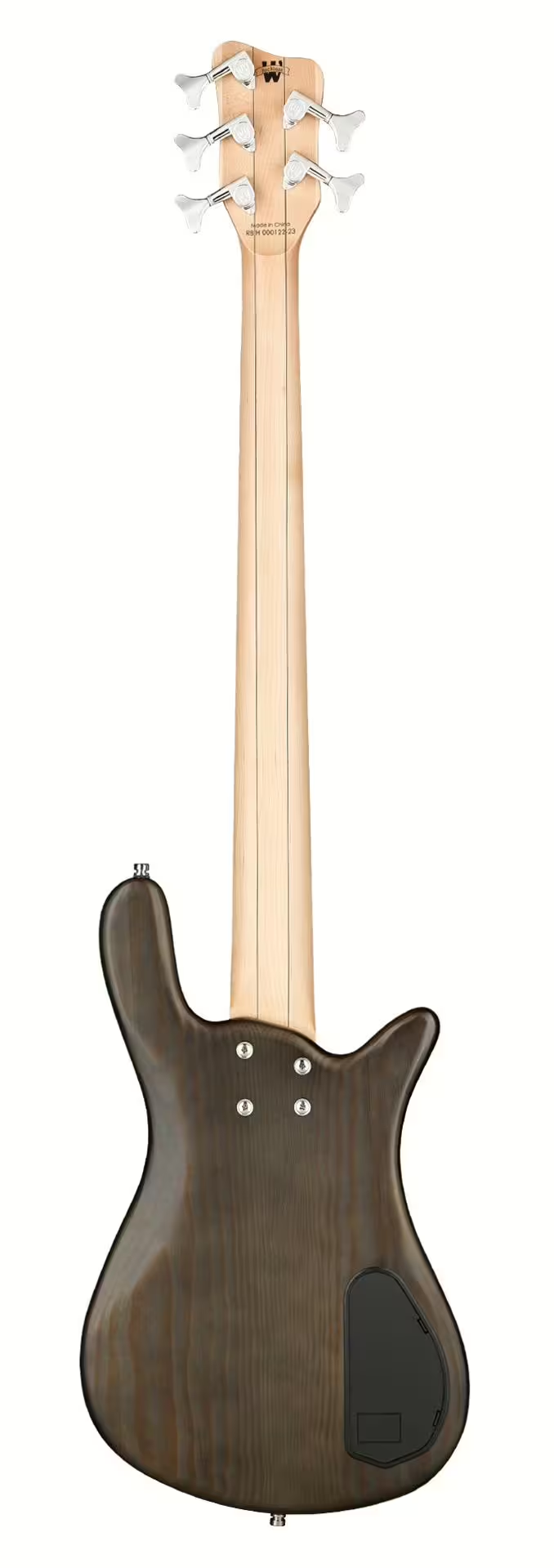 Warwick RockBass STREAMER STANDARD Left-Handed 5-String Electric Bass Guitar (Nirvana Black Transparent Satin)