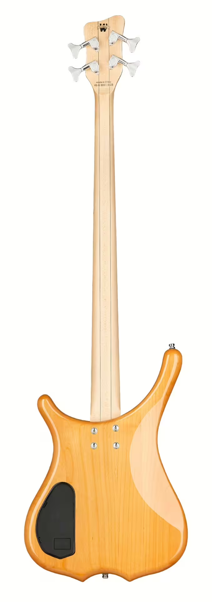 Warwick RockBass INFINITY Fretless Electric Bass Guitar (Natural Transparent High Polish)