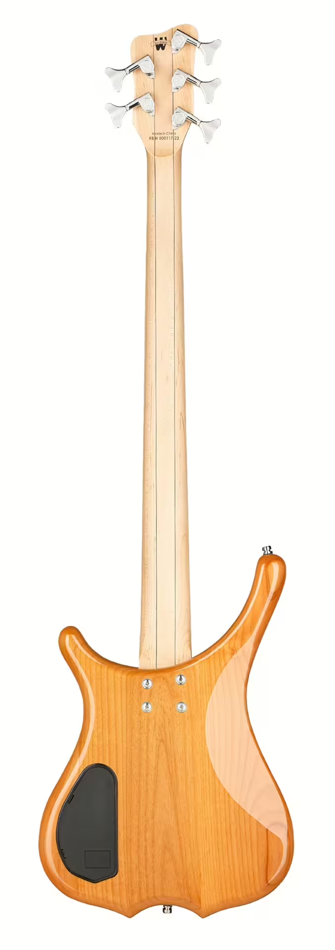 Warwick RockBass INFINITY 5-String Fretless Electric Bass Guitar (Natural Transparent High Polish)