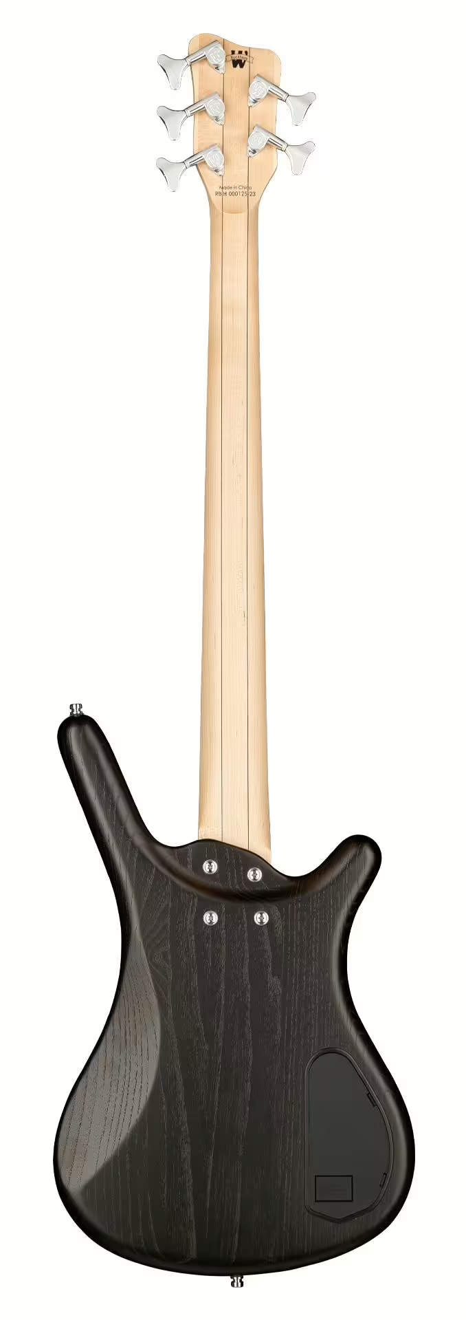 Warwick RockBass CORVETTE $$ Left-Handed 5-String Electric Bass Guitar (Nirvana Black Transparent Satin)