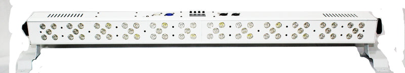 Barre Dazzler Ultrabright ProX X-BAR60-RGBWA--IRC-W avec 60 LED RGBWA 3 W dans un boîtier blanc