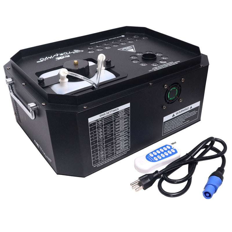 ProX X-TORNADO LED MK2 Professional LED Stage Portable Fog Machine Vertical Spray