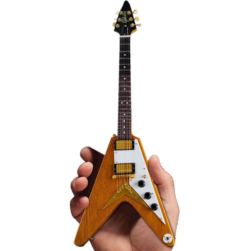 Axe Heaven GG-520 Gibson 1958 Flying V 1:4 Scale Mini Guitar Model (Korina)