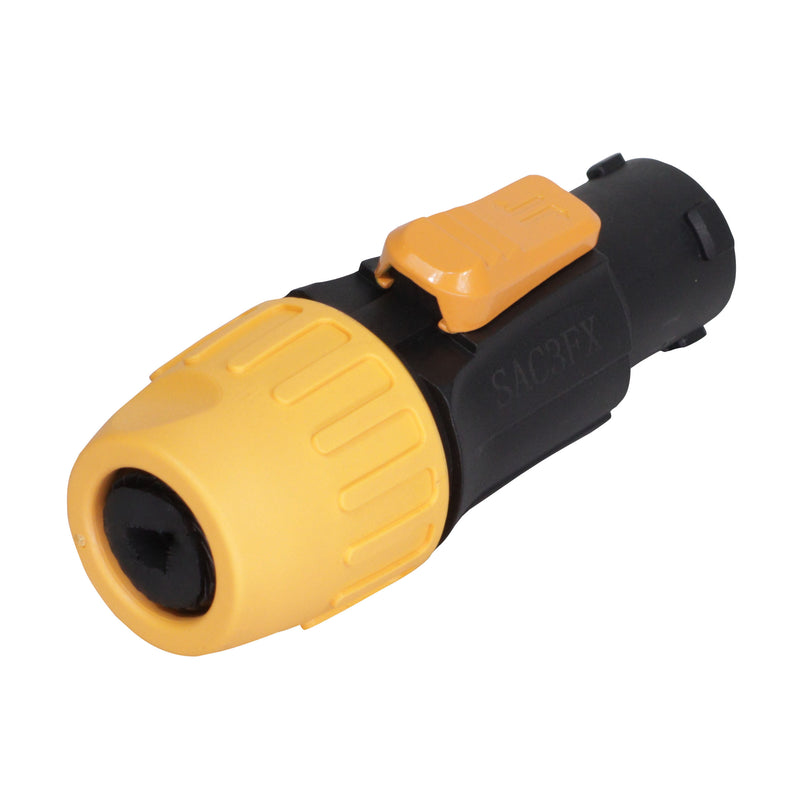 ProX XC-SAC3FX Professional Waterproof SAC3FX Power Twist True Power Connector FEMALE Plug