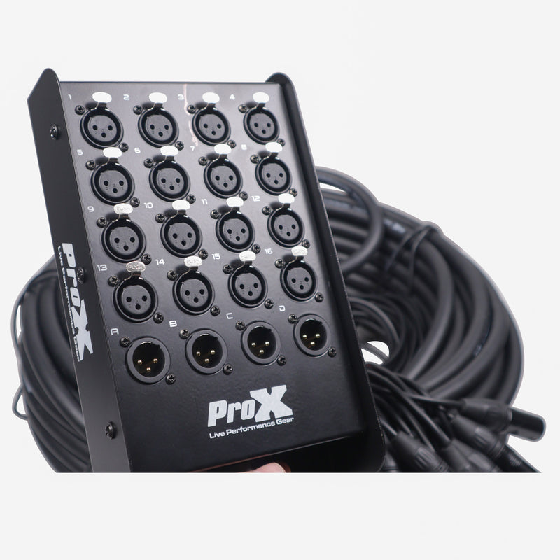 ProX SB164XLR100 100FT 16XLR-F 4XLR-M Serpent