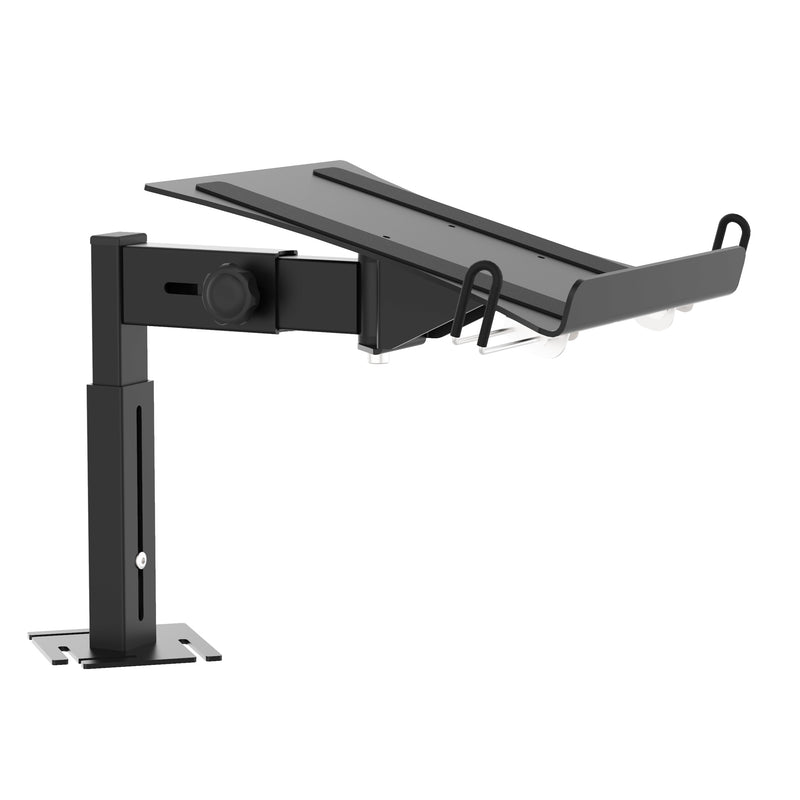ProX XF-B3SHELFBL Universal Side Laptop Shelf Mounting Stand for B3 DJ Table (Black)