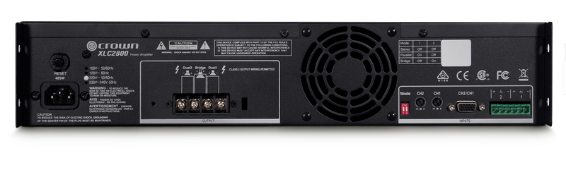 Crown XLC2800 Amplificateur de puissance 2 canaux 800 W @ 4 Ω
