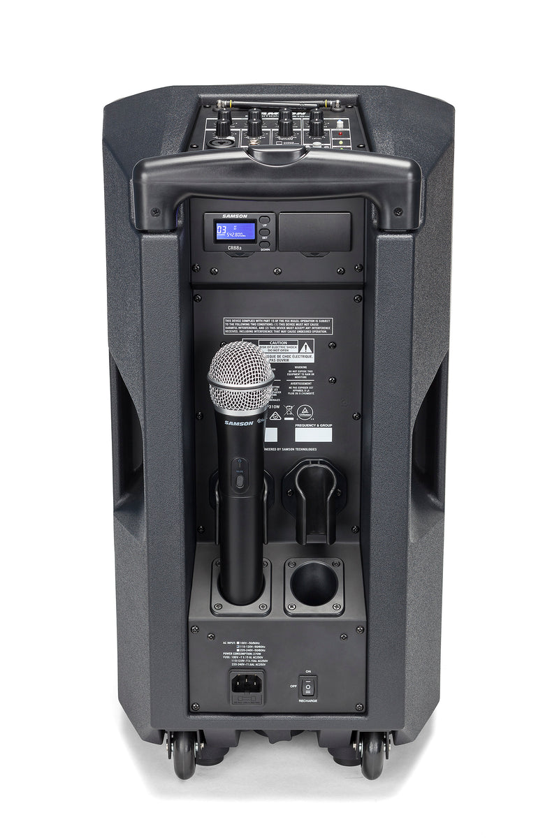 Samson EXPEDITION XP310W 300W Portable PA System with Wireless Microphone - 10" (K: 470 to 494 MHz) (USED)