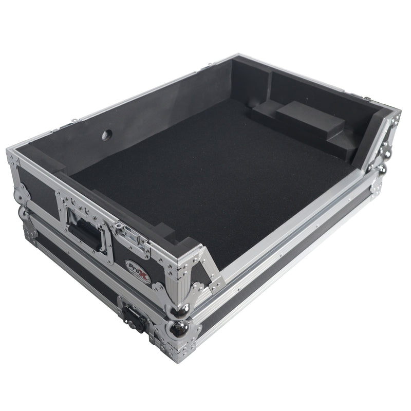 ProX XS-DDJFLX10W Case For Pioneer DDJ-FLX10 DJ Controller with 1U Rack Space Wheels