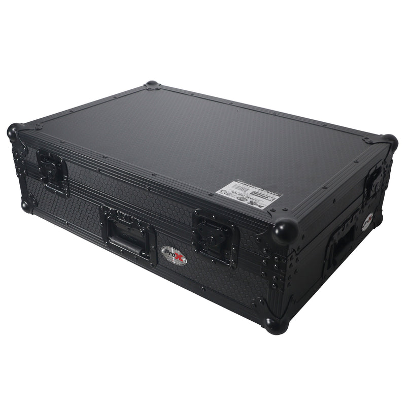 ProX XS-DDJFLX10WBL Case For Pioneer DDJ-FLX10 DJ Controller with 1U Rack Space Wheels