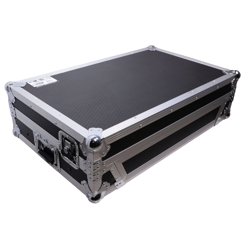ProX XS-DDJREV7 WLT Case for Pioneer DDJ-REV7 DJ Controller with Laptop Shelf Wheels and 1U Rackspace