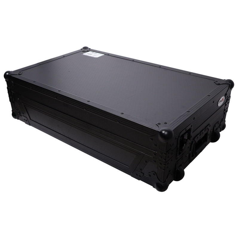 ProX XS-DDJFLX10WLTBLLED ATA Flight Style Road Case pour contrôleur DJ Pioneer DDJ-FLX10 avec étagère pour ordinateur portable