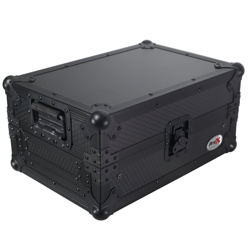 ProX XS-DJMS7LTBL ATA Flight Style Road Case for Pioneer DJM-S7 DJ Mixer with Laptop Shelf (Black)