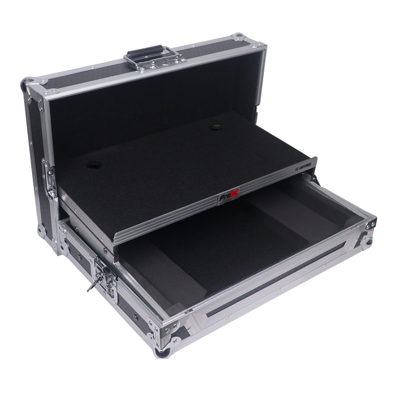 ProX XS-SCLIVE4 WLT Case For Denon SC Live 4 Controller with Laptop Shelf 1U Rack Space