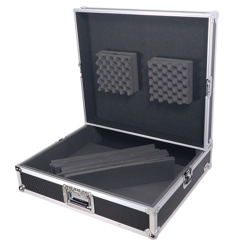 ProX XS-UMIX2620 Universal Mixer Road Case for A&H ZED-22FX MACKIE PROFX 22V3 ONYX24 with Diced Foam Fits up to 26"x 20" Mixers