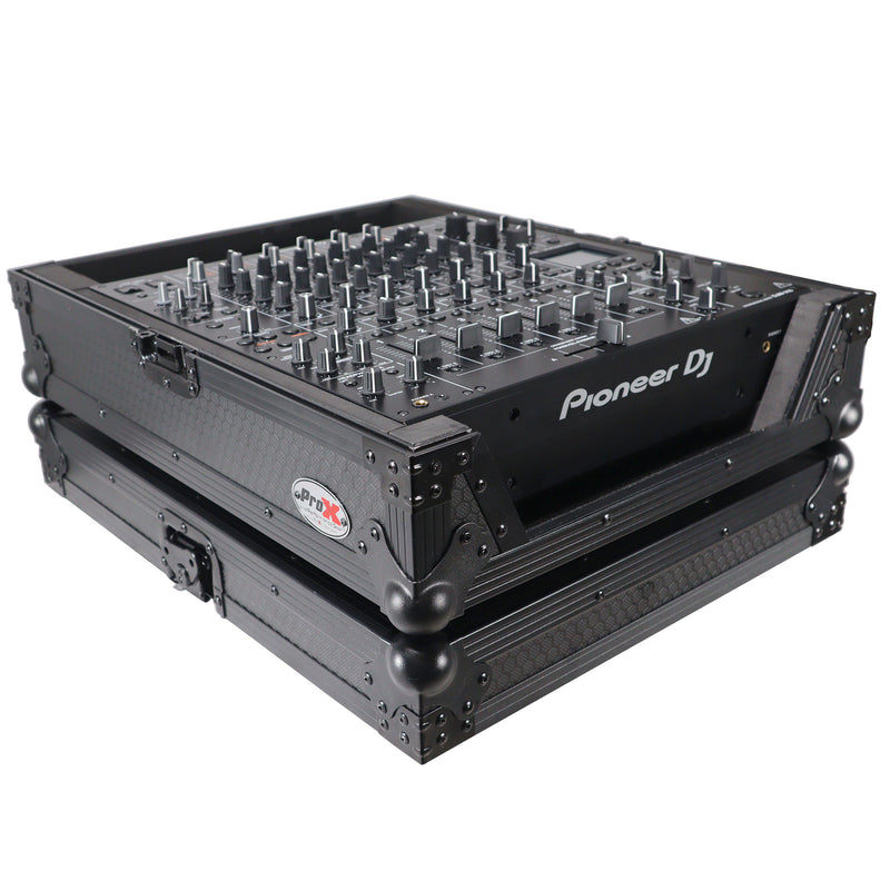 ProX XS-DJMV10A9BL ATA Style Flight Road Case for Pioneer DJM-A9 DJM V10 DJ Mixer (Black Finish)