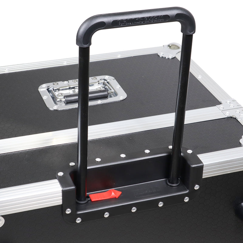 ProX XS-YDM7COMPACT Flight Console Case for Yamaha DM7 Compact with Pull Handle and Wheels