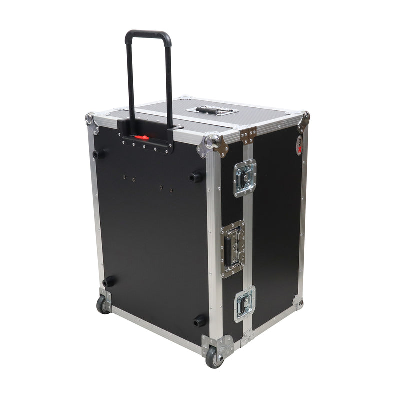 ProX XS-YDM7COMPACT Flight Console Case for Yamaha DM7 Compact with Pull Handle and Wheels