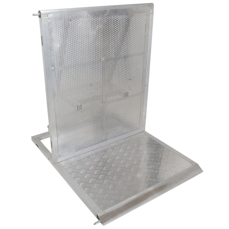 ProX XT-CSB4FT Barricade et base de barrière de foule ventilée en aluminium robuste de 4 pieds