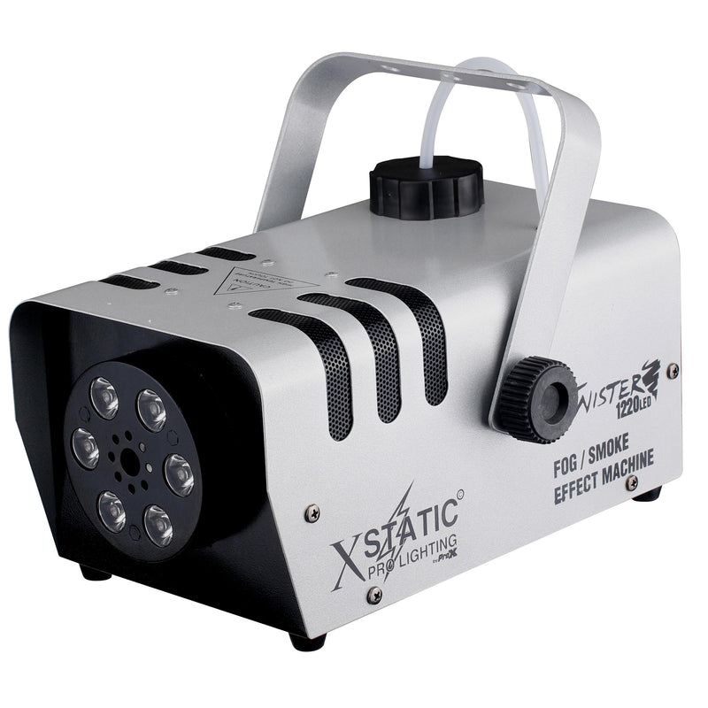 ProX X-T1220 LED Twister Fog Machine 1220 Watt Water Based With RGBA LED