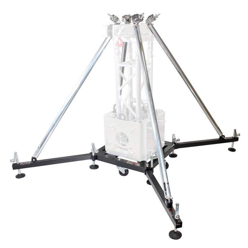 ProX XT-GSBOUTSX4 PKG Ground Support & Leg Stabilizer Package Includes Rolling Base 4x Outrigger Leg Braces