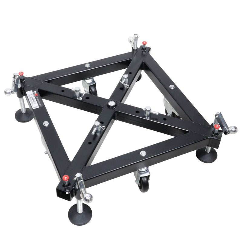 ProX XT-GSB MK3 Truss Ground Support Base on Wheels with Leveling Jacks for F34, F44 and 12" Bolt truss