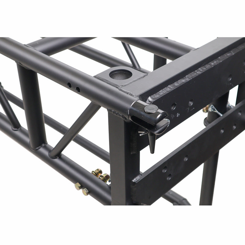 ProX XT-PreRig10ft BLK Pre-Rig Truss Segment with Removable Rolling Base System - 10 ft (Black)