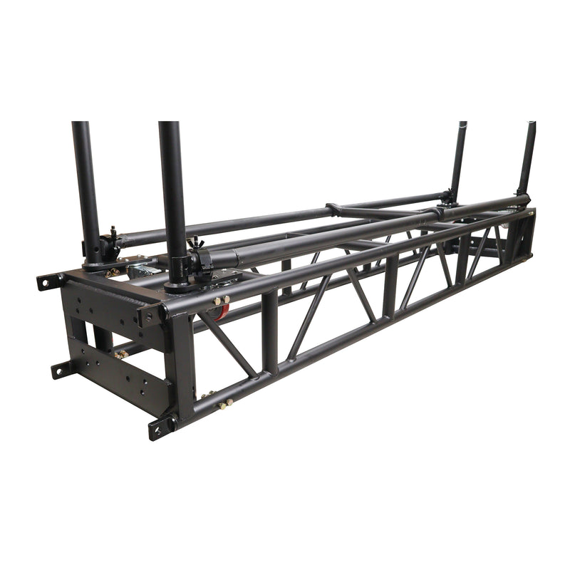 ProX XT-PreRig10ft BLK Pre-Rig Truss Segment with Removable Rolling Base System - 10 ft (Black)