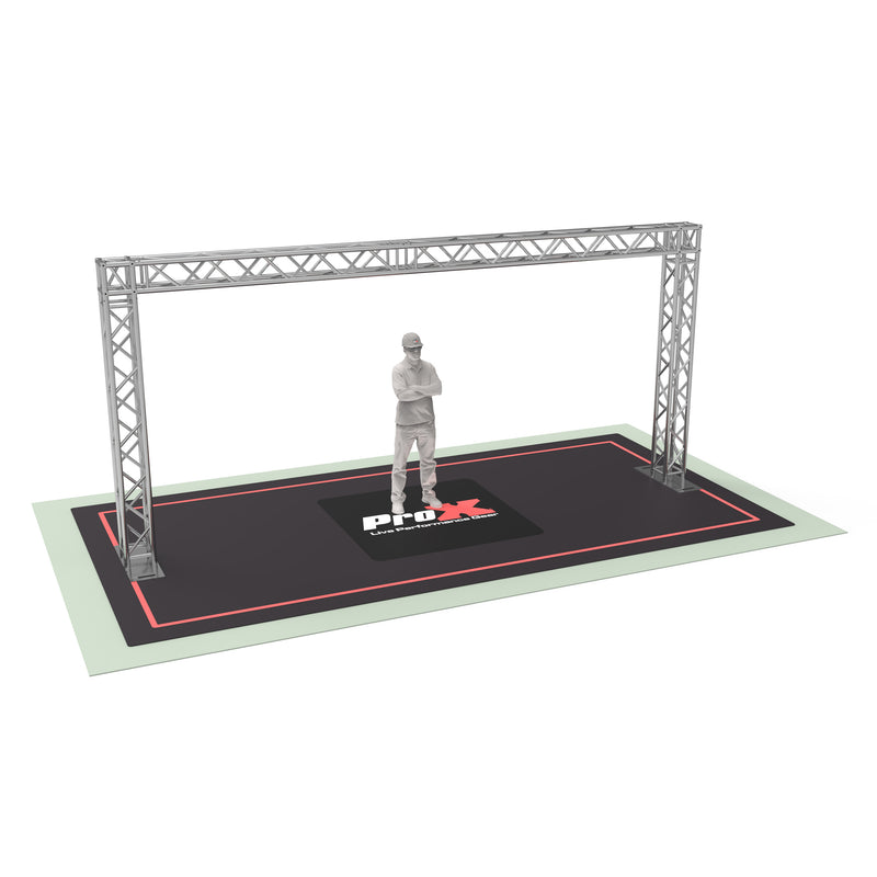 Conception de poteau de but ProX XTP-20X09, ferme robuste de 2 mm