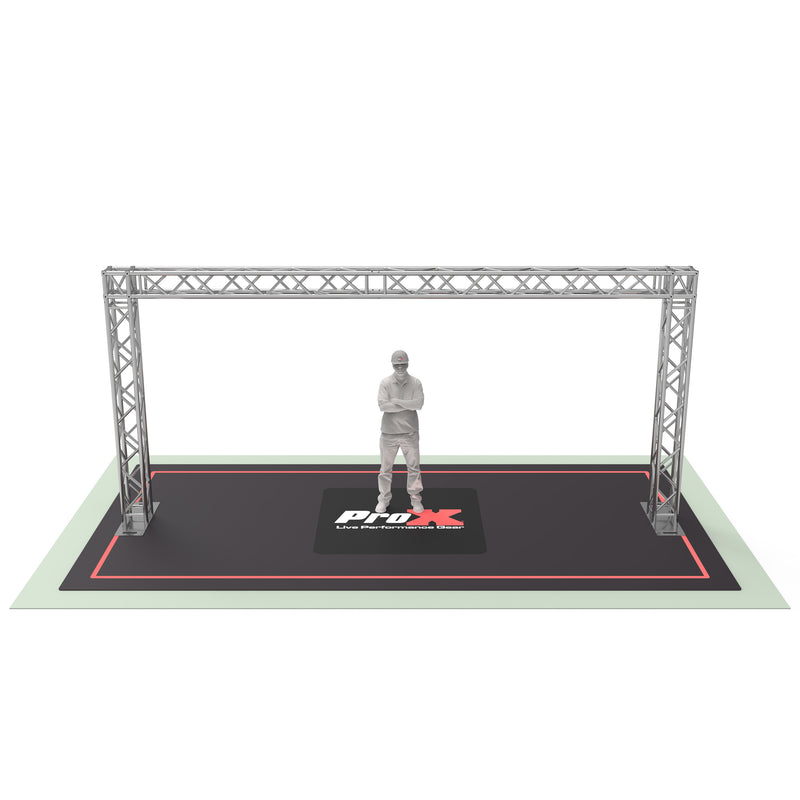 Poteau de but ProX XTP-PGP1 9,8 x 19,68 Module d'exposition Ligne d'arrivée Support Truss Package