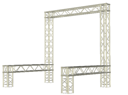 Ensemble de fermes de support pour module d'exposition ProX XTP-E1010-2 10' x 10'