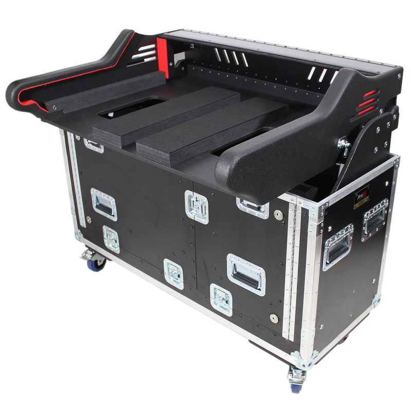 ProX XZF-MID HD 2U LMA MIDAS Heritage D Flip-Ready Hydraulic Console Case