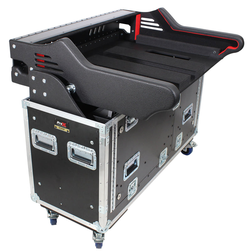 ProX XZF-MID HD 2U LMA MIDAS Heritage D Flip-Ready Hydraulic Console Case