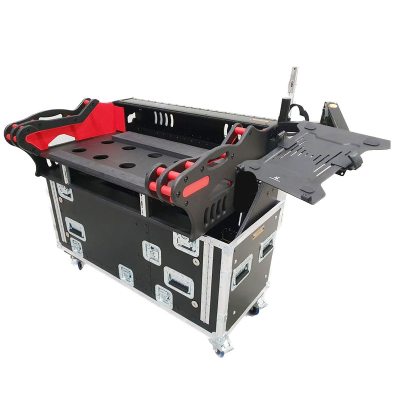 ProX XZF-AHAVANTIS D2U Flip-Ready Hydraulic Console Easy Retracting Lifting 2U Rack Space Detachable