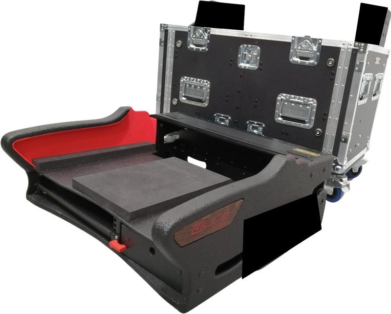 ProX XZF-AH-C2500 D 2U For Allen and Heath DLive C2500 Flip-Ready Hydraulic Console Easy Retracting Lifting 2U Rack Space Detachable Case