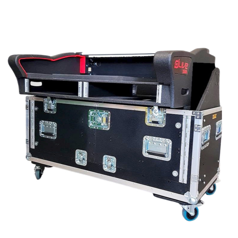 ProX XZF-AH-S5000 D 2U For Allen and Heath DLive S5000 Flip-Ready Hydraulic Console Case