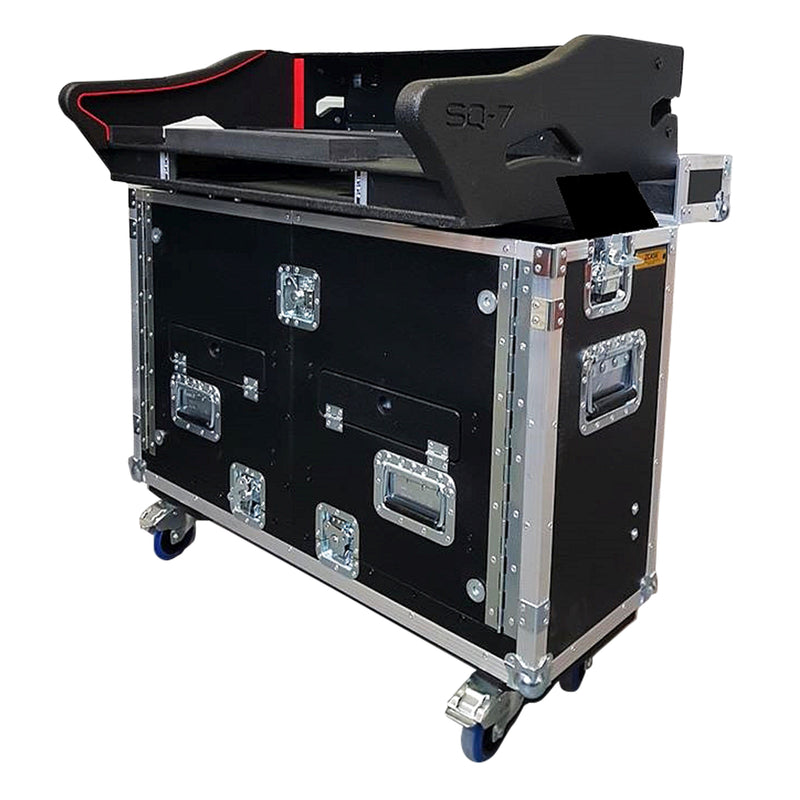 ProX XZF-AH SQ7 D1U Detachable Retracting Hydraulic Lift Case for A&H SQ 7 Console Case