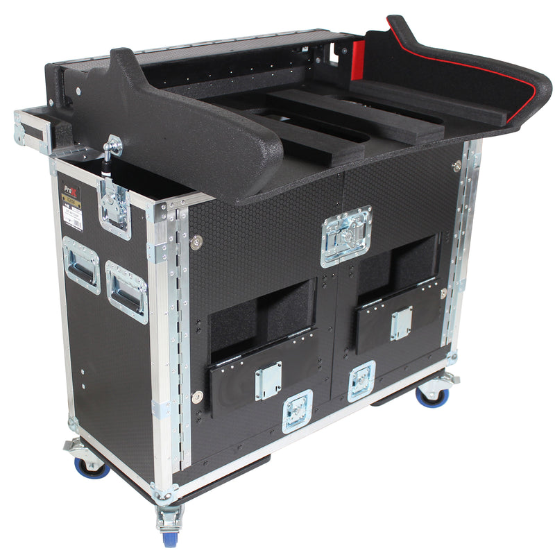 ProX XZF-AH-S5000-LMA For Allen and Heath DLive S5000 Flip-Ready Hydraulic Console Case