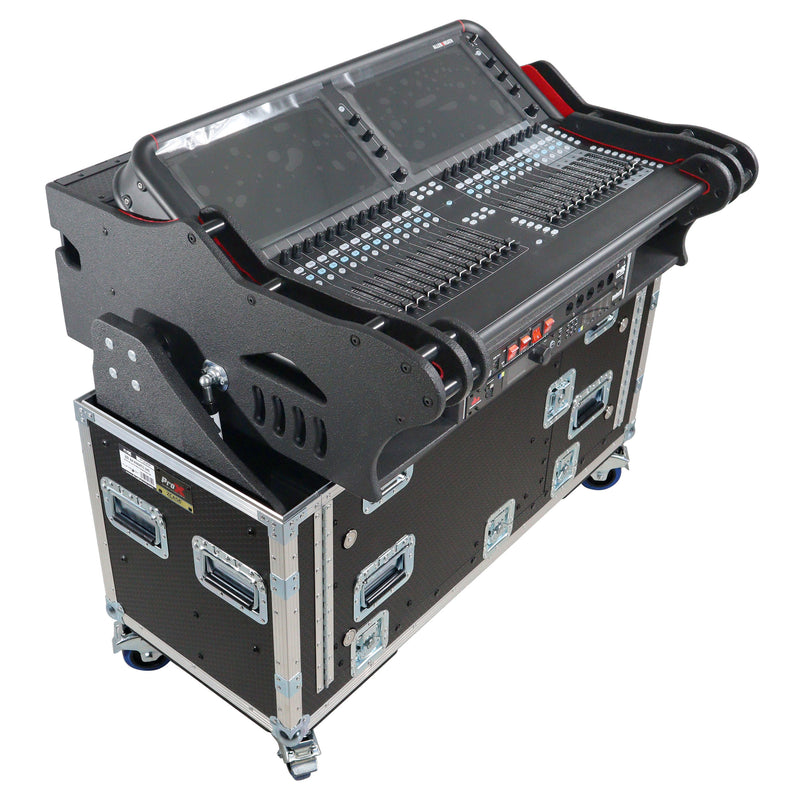 ProX XZF-AHAVANTIS 2U Flip-Ready Hydraulic Console Easy Retracting Lifting 2U Rack Space Case