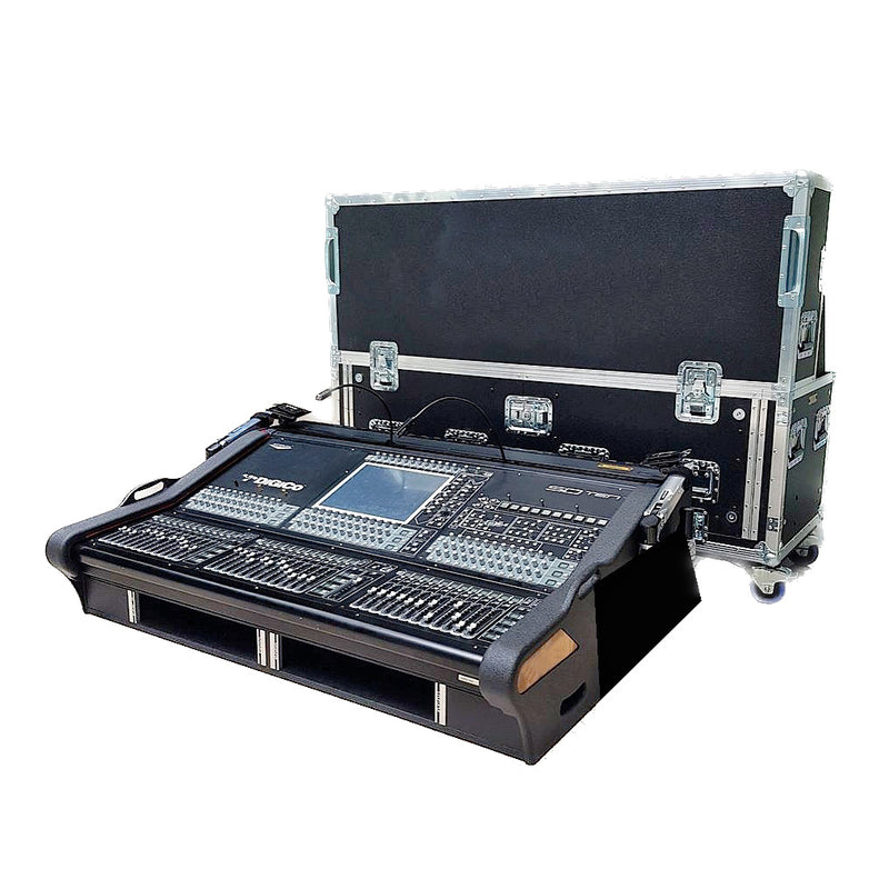 ProX XZF-DIG-SD10 D 2x2U Detachable Easy Retracting Hydraulic Lift Case With 2x2U for Digico SD10 Digital Mixing Console