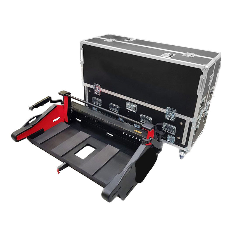 ProX XZF-DIG-SD5 D 2U Detachable Retracting Hydraulic Lift Case With 2U for Digico SD5 Digital Mixing Console