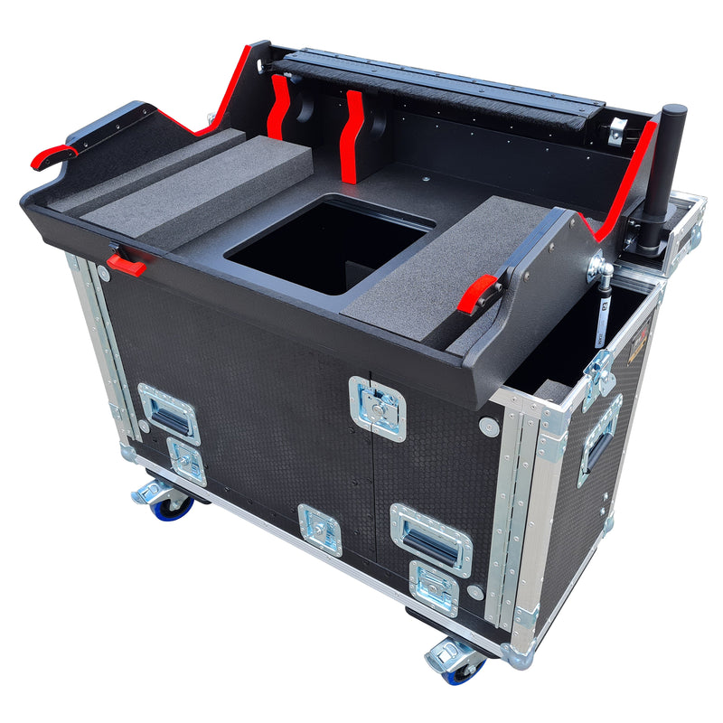 ProX XZF-HESHOG418 High End Systems HOG 4-18 Flip-Ready Hydraulic Console Retracting Lifting Case